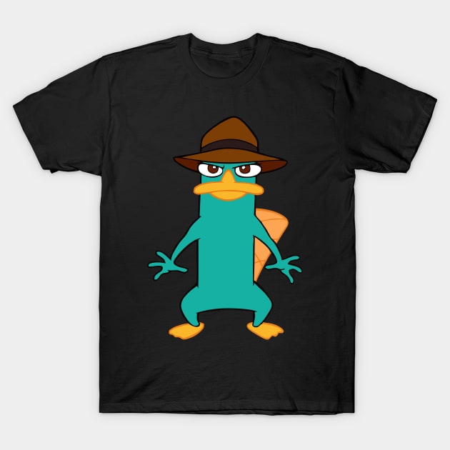 Perry the Platypus T-Shirt by Bimonastel